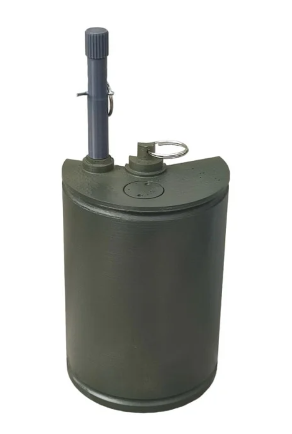 Протипіхотна осколкова загороджувальна міна ОЗМ-72 в розрізі, макет